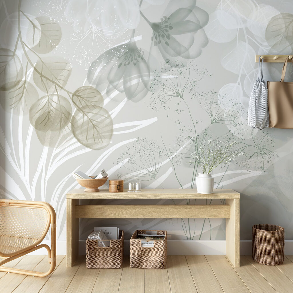Botanical Lines and Circles in an interior