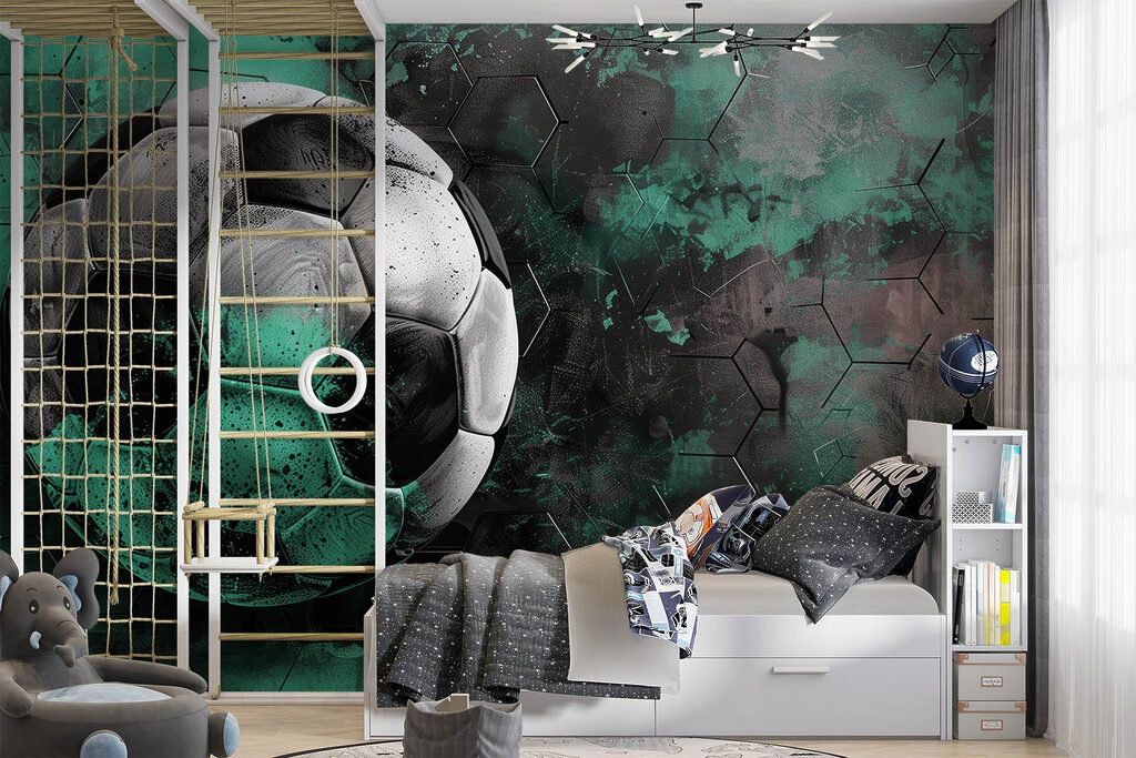 Football Grit in an interior