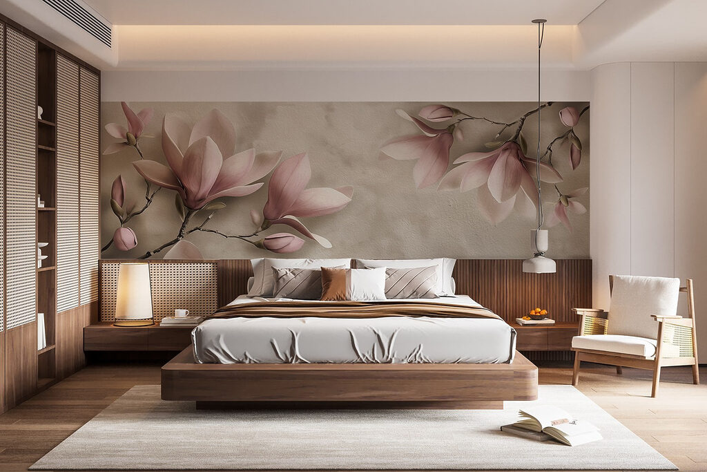 Magnolia on Weathered Stone — interior 1
