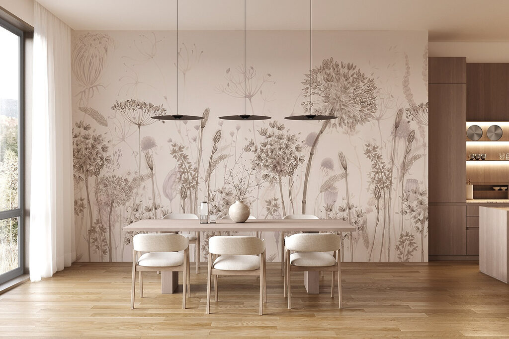 Meadow Penwork in an interior