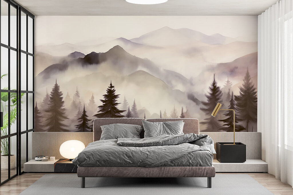 Layered Peaks — interior 1
