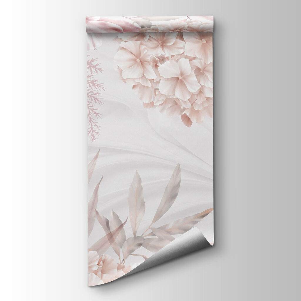 Pink flowers and fronds — product view