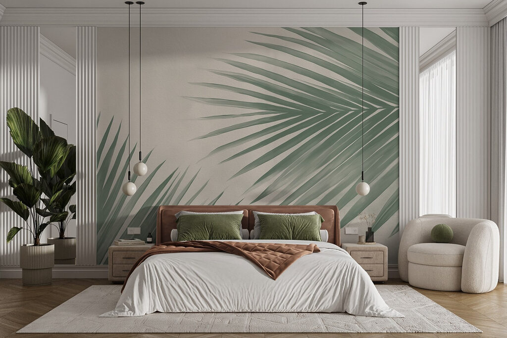 Two palm leaves — interior 3