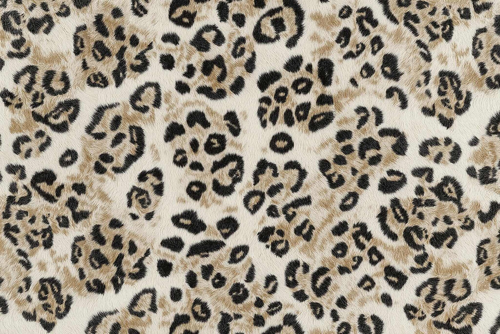 Leopard spots on sand — full design