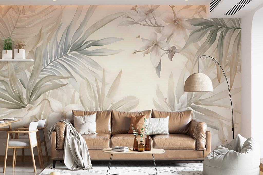 Soft tropical flowers — interior 3