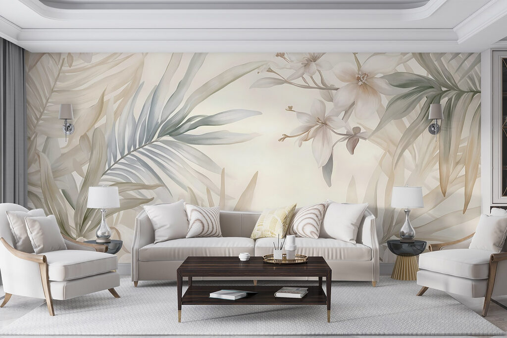 Soft tropical flowers — interior 5