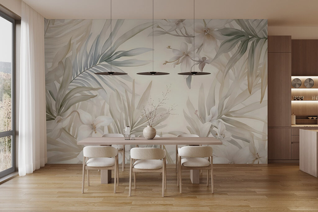 Soft tropical flowers — interior 6