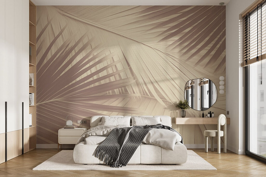 Palms in soft backlight — interior 2
