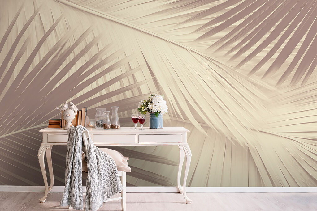 Palms in soft backlight — interior 7