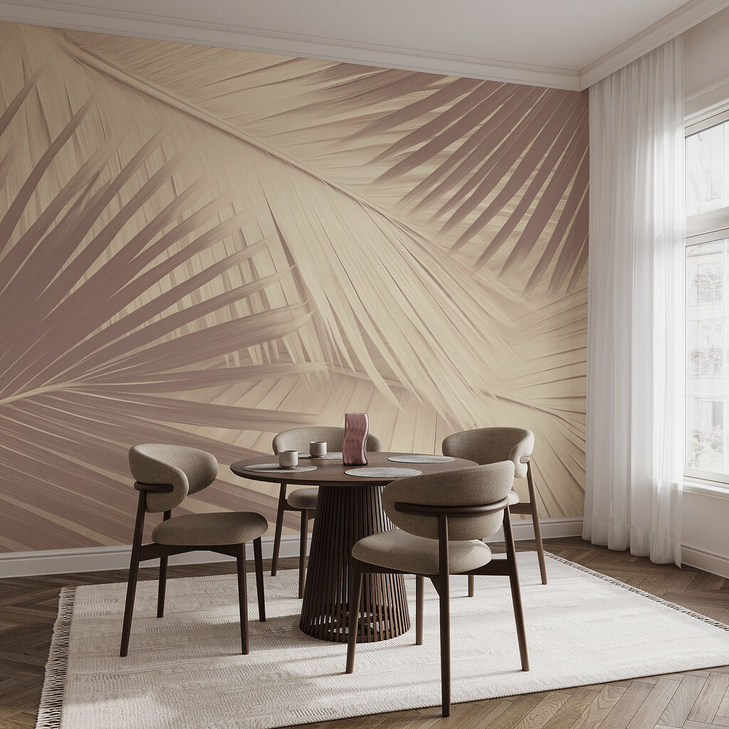 Palms in soft backlight — interior 8