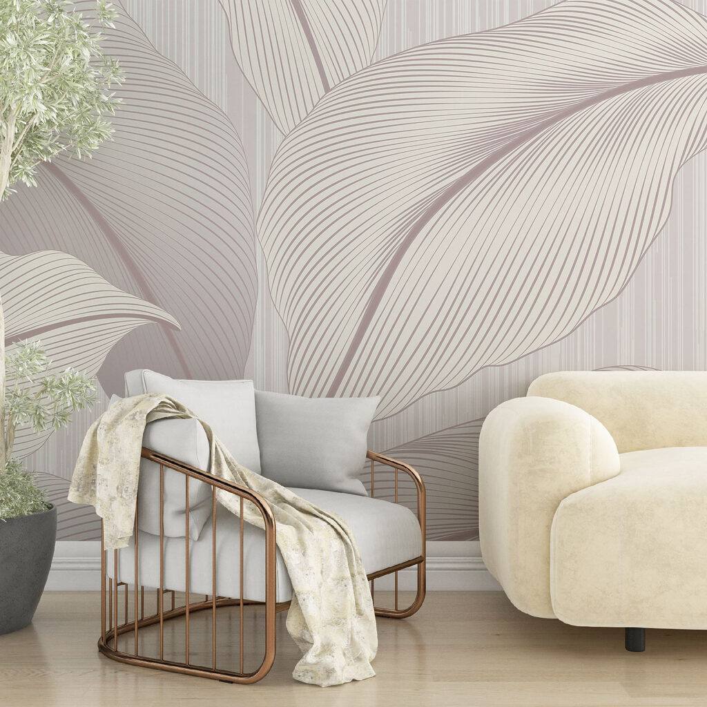 Broad leaves, fine lines — interior 2
