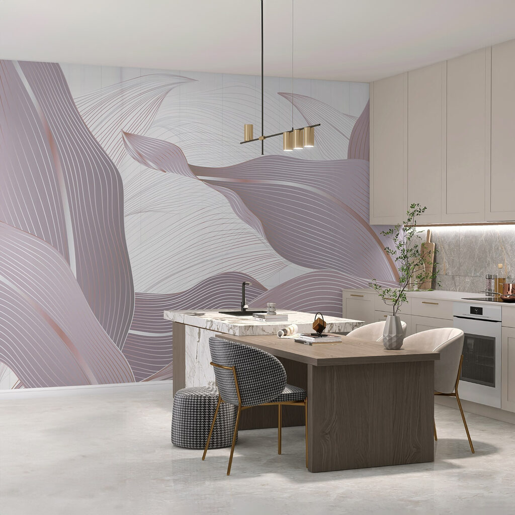 Leaf Ribbons in Relief — interior 2