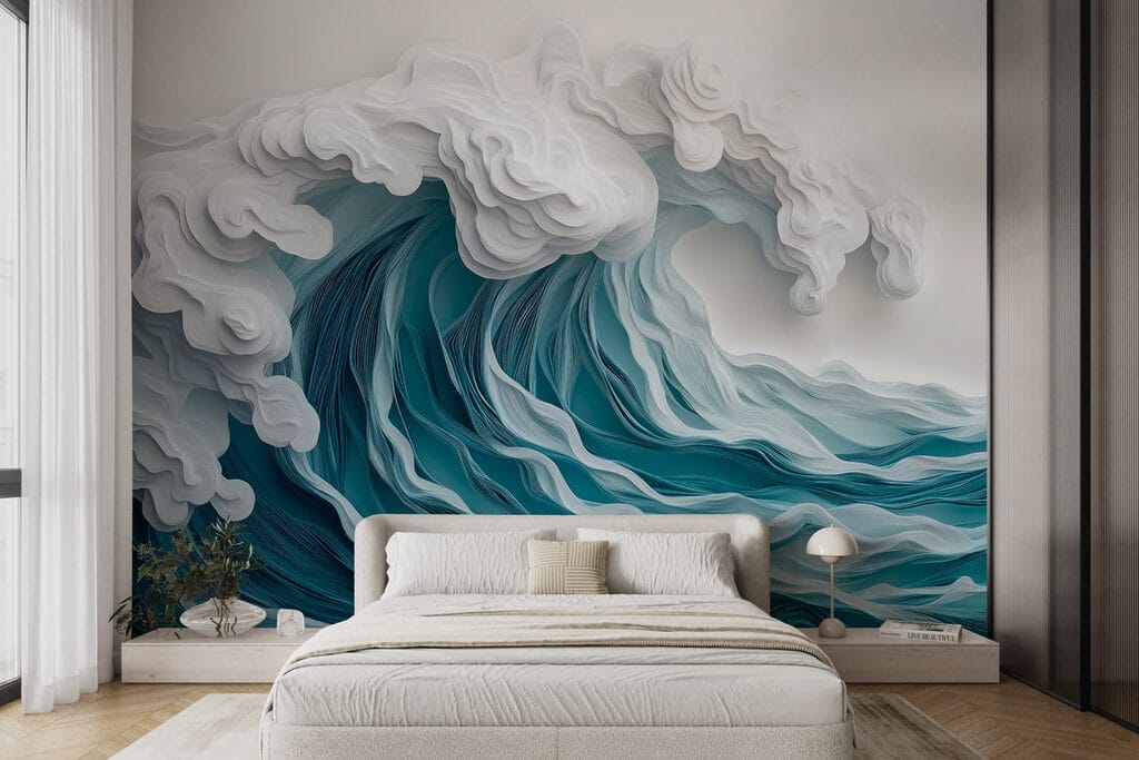 Turquoise surf in layers — interior 1