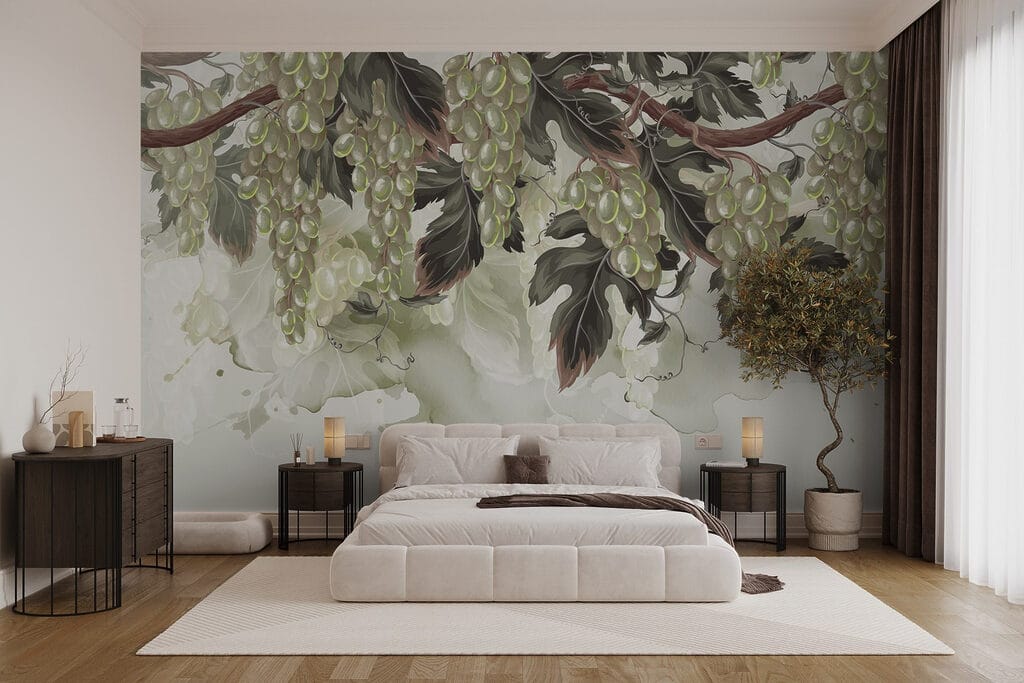 Hanging grape clusters — interior 1