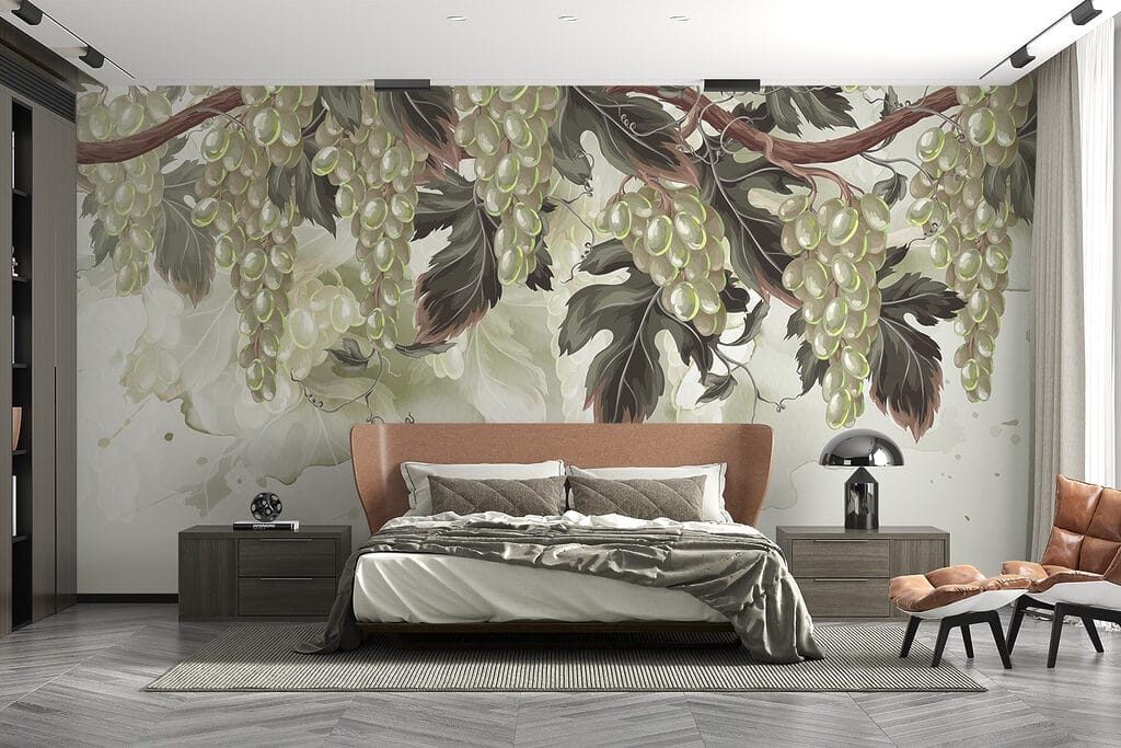 Hanging grape clusters — interior 3