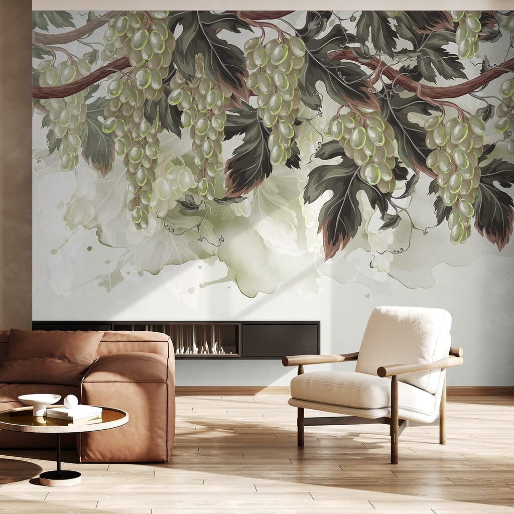 Hanging grape clusters — interior 4