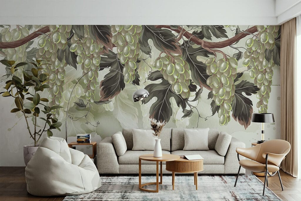 Hanging grape clusters — interior 5
