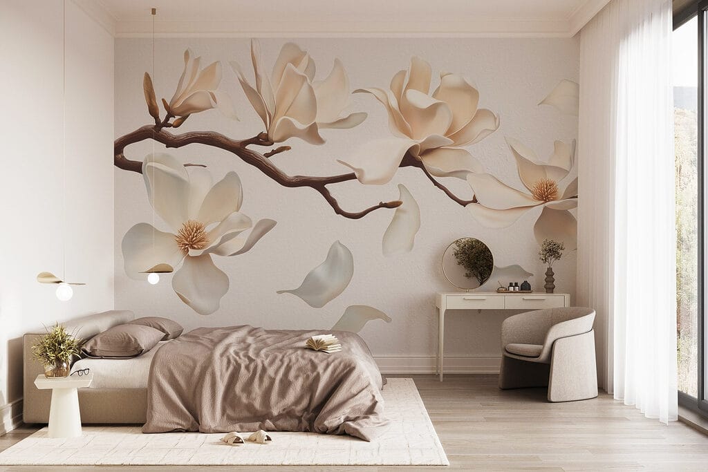 Magnolia Petal Drift — interior 2