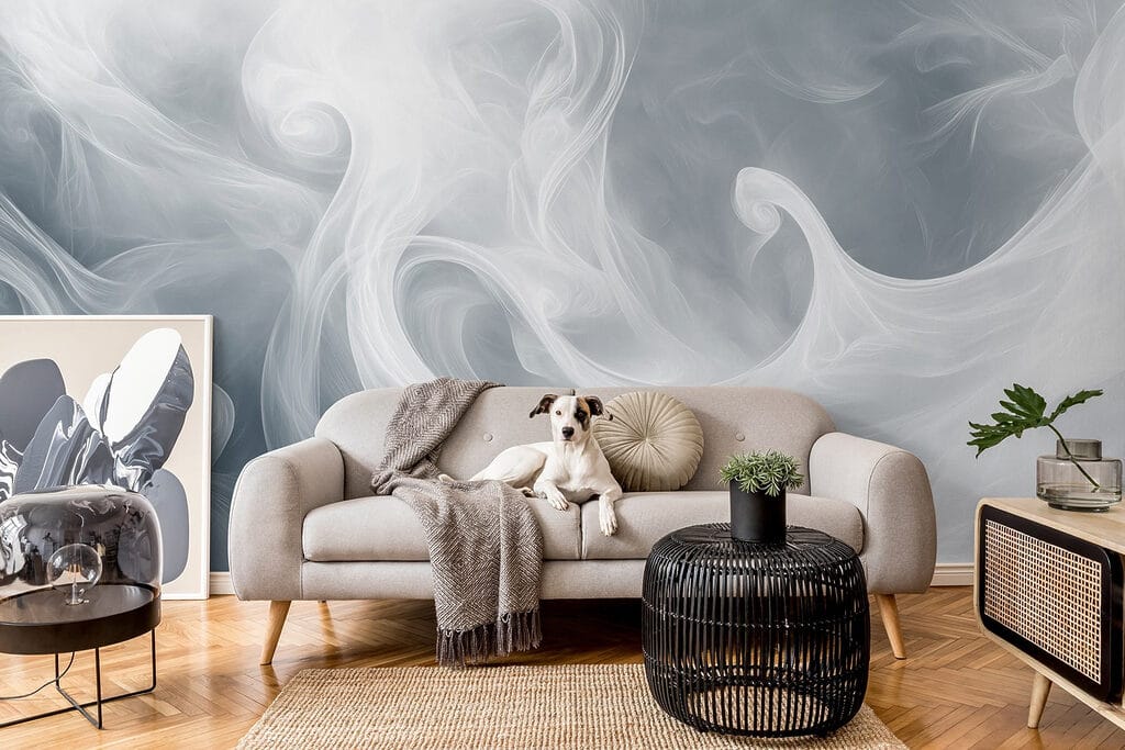 Swirling white smoke — interior 3