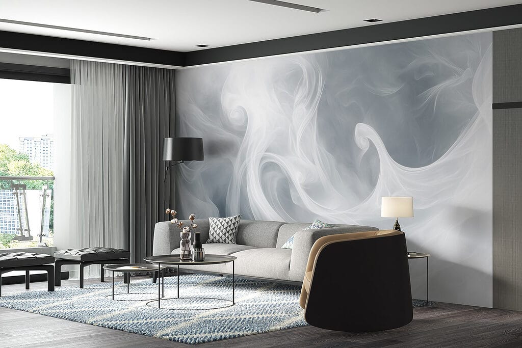 Swirling white smoke — interior 4