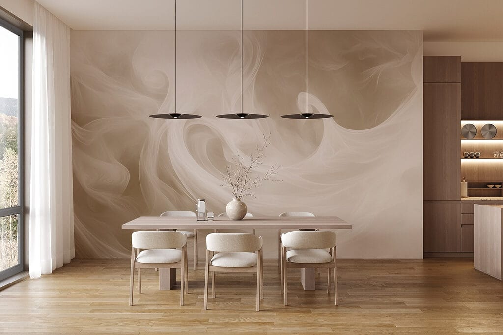Clouds Like Silk in an interior