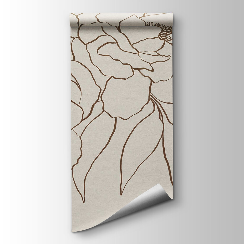 Flowers in fine outline — product view
