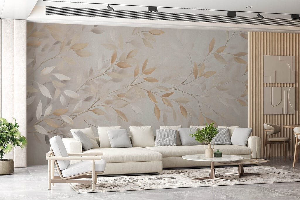 Beige branches in greys — interior 3