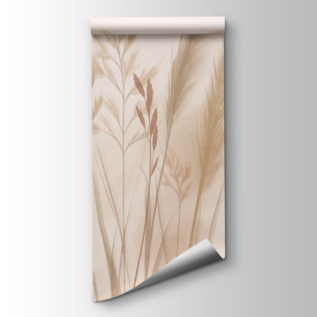 Golden grasses, pale pink — product view
