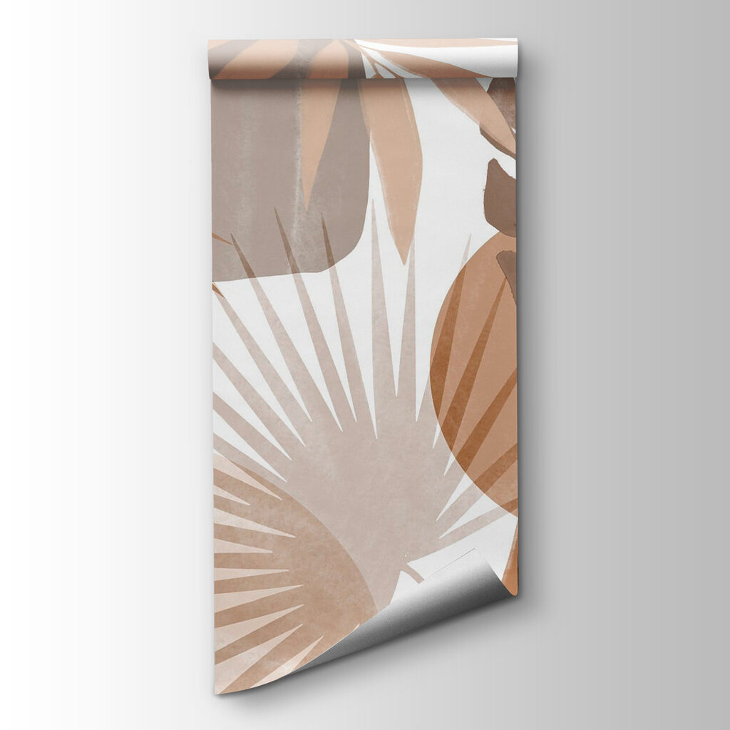 Leaves over terracotta blocks — product view