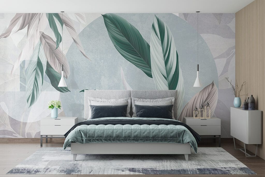 Leaves and Circle Layers — interior 3