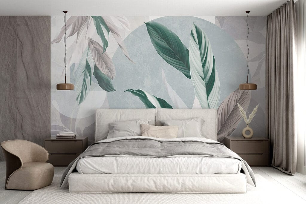 Leaves and Circle Layers — interior 4