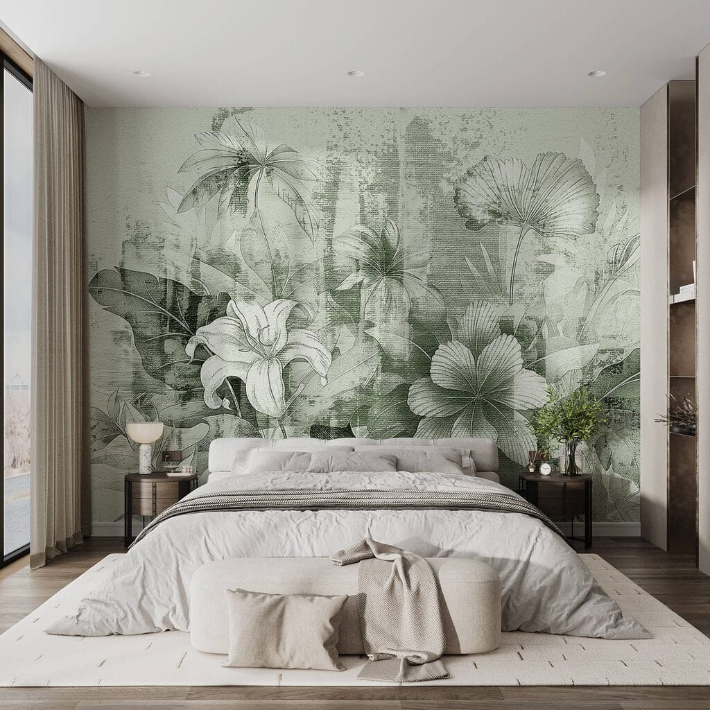 Garden Flowers in Ink — interior 1