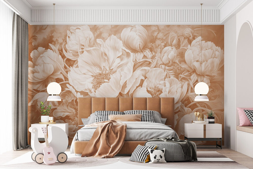 Peony Bouquet in Sepia — interior 8