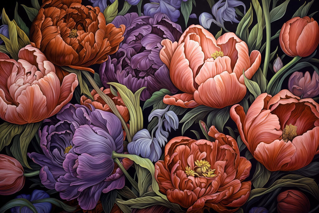Garden of Rich Colour — full design