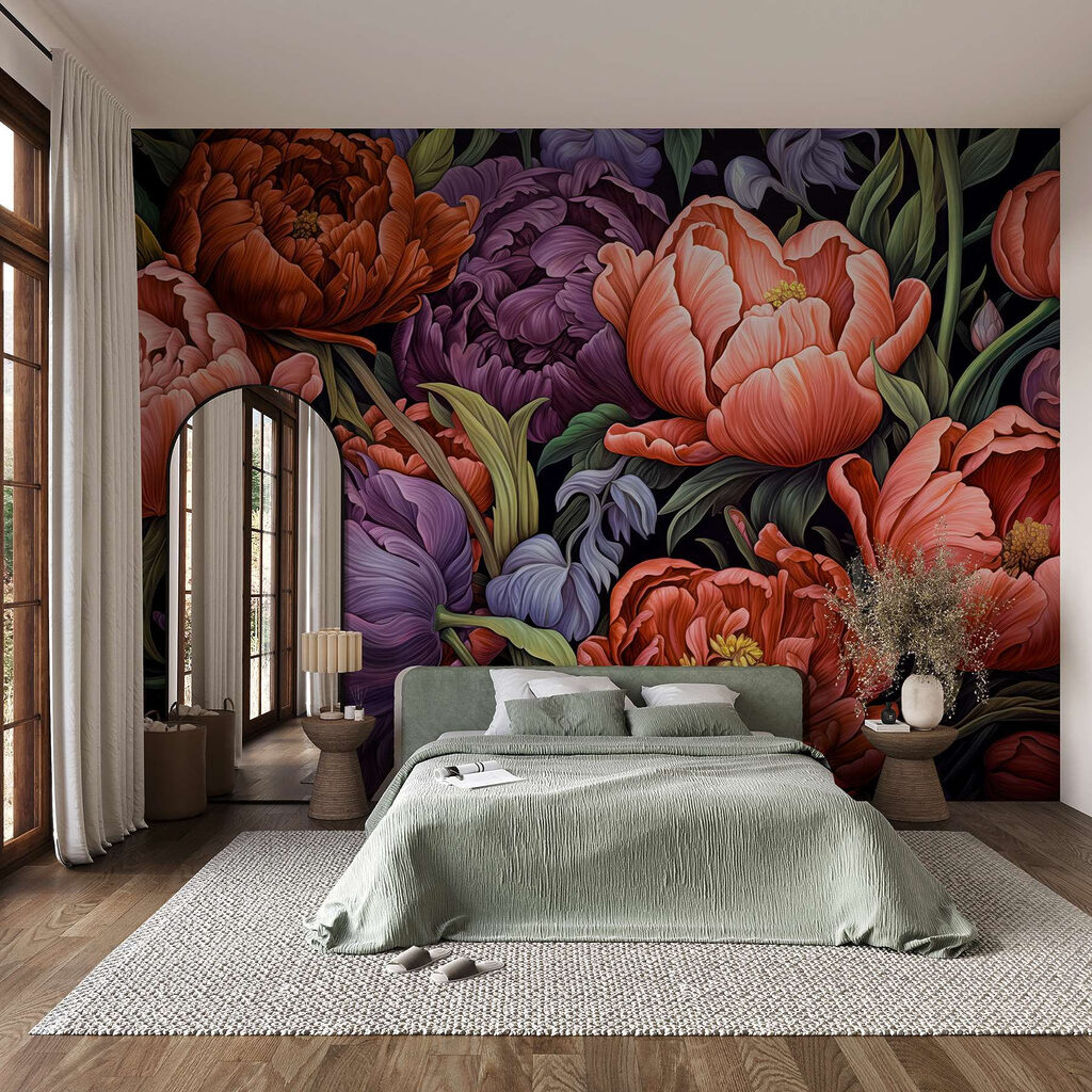 Garden of Rich Colour in an interior