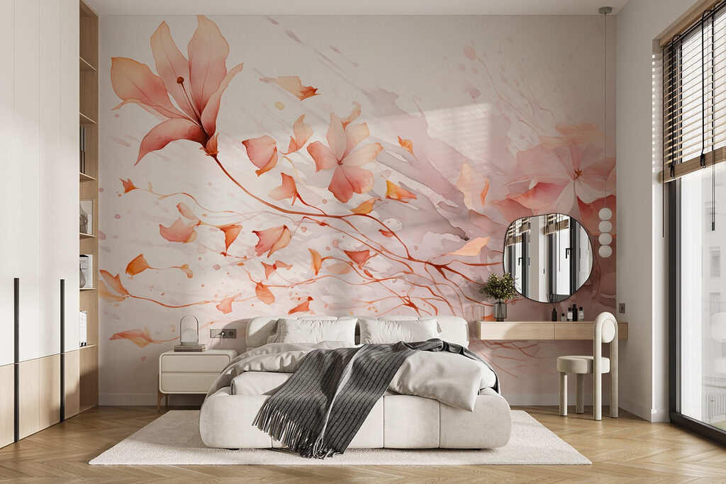 Magnolia in Sweeping Strokes in an interior