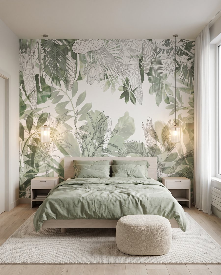 Botanical Light in an interior