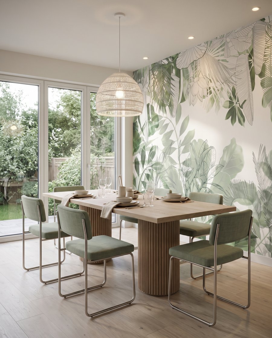 Botanical Light in an interior