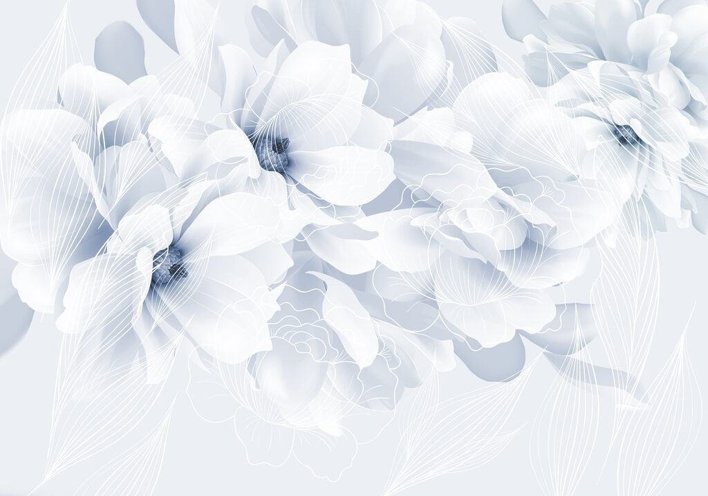 Delicate blooms — full design