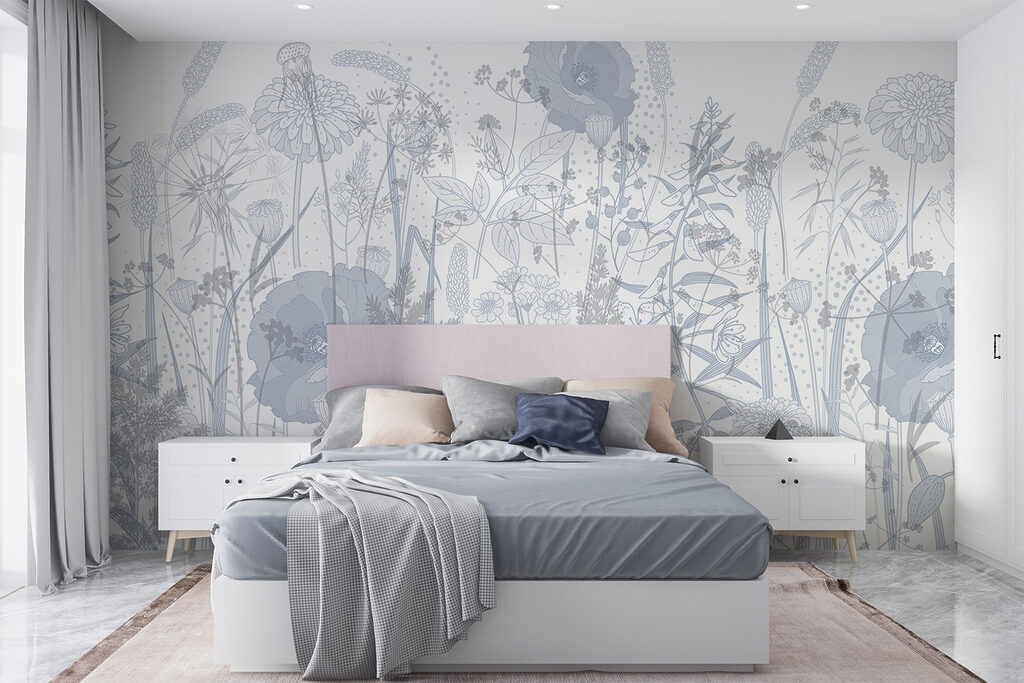 Wildflowers in fine lines — interior 1