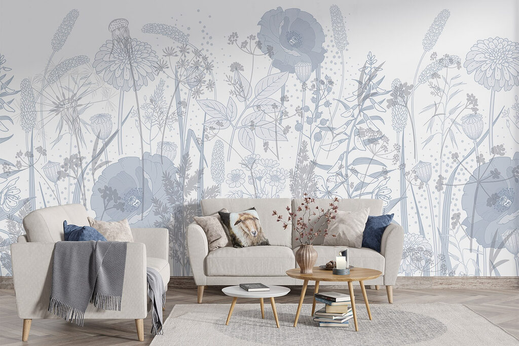 Wildflowers in fine lines — interior 2