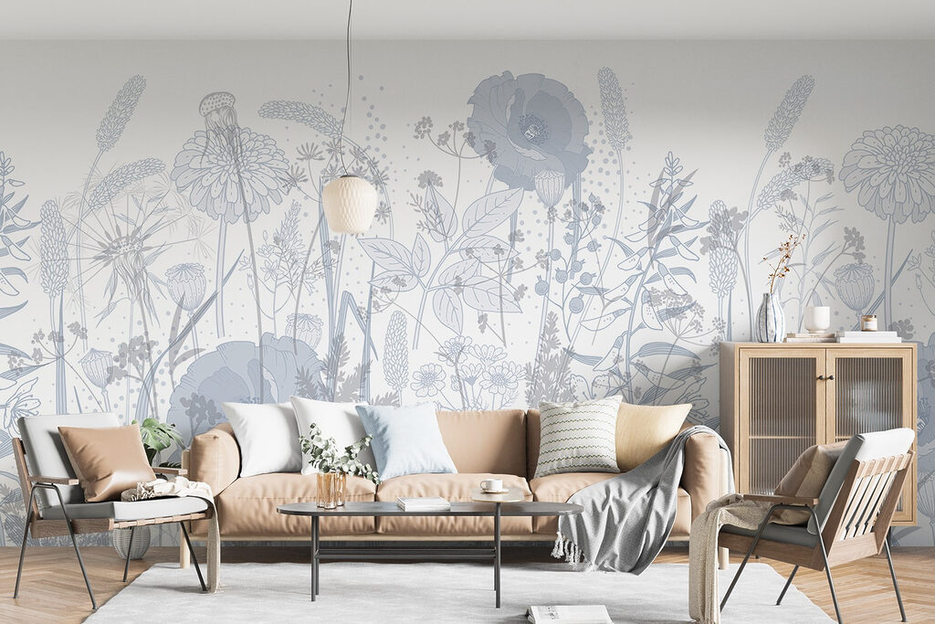 Wildflowers in fine lines — interior 3