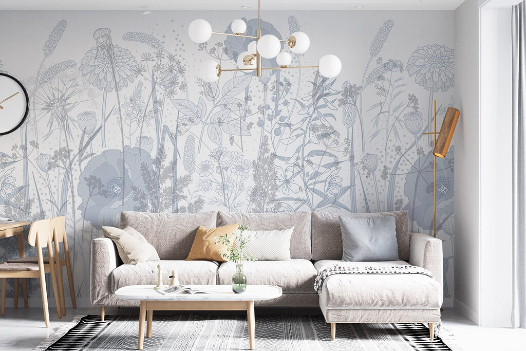 Wildflowers in fine lines — interior 5