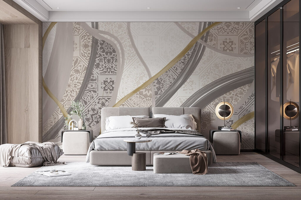 Ornate bands and tiles — interior 2