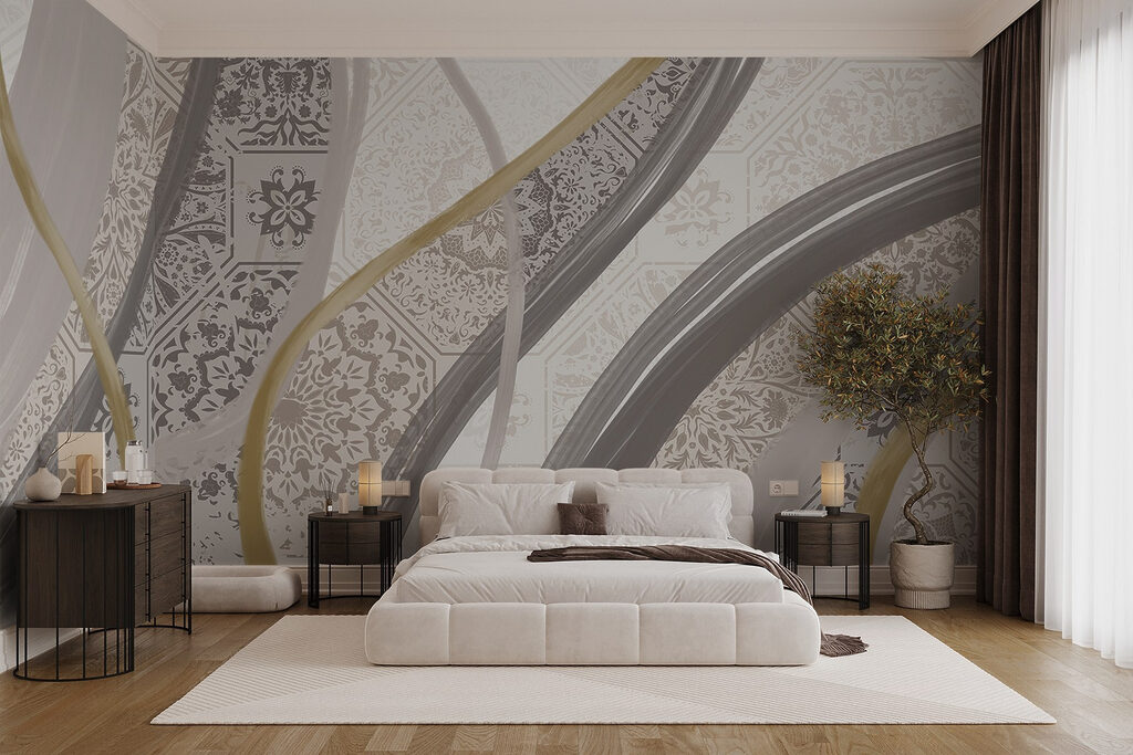 Ornate bands and tiles — interior 3