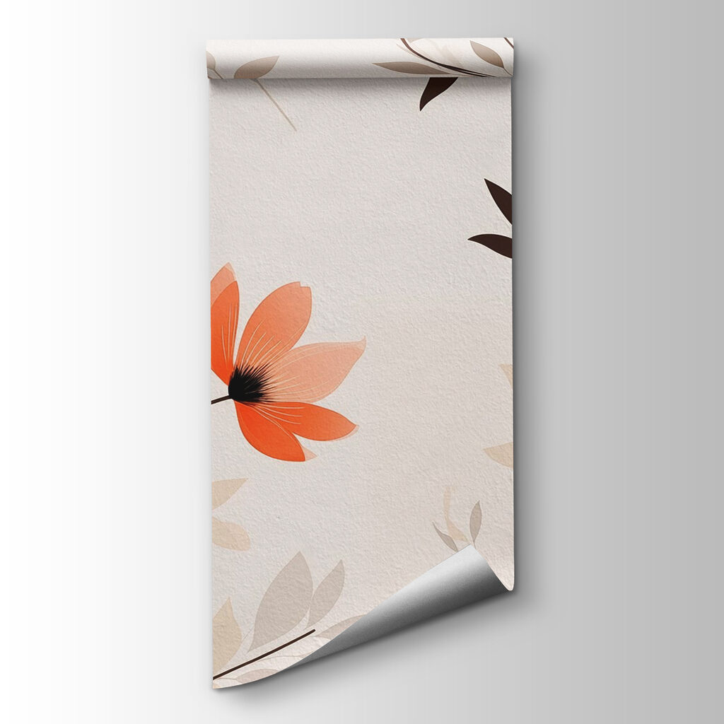 Orange flowers on branches — product view