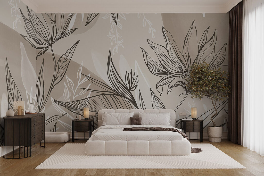 Meadow Leaves in Linework — interior 3