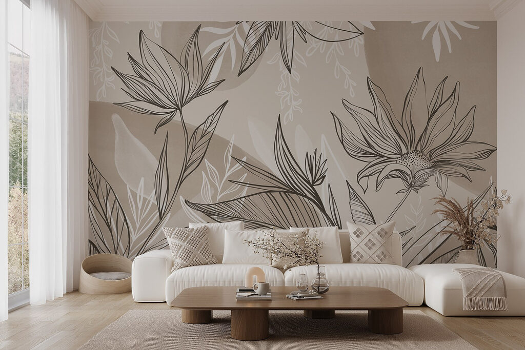Meadow Leaves in Linework — interior 5