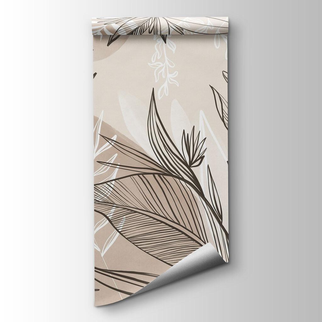 Meadow Leaves in Linework — product view