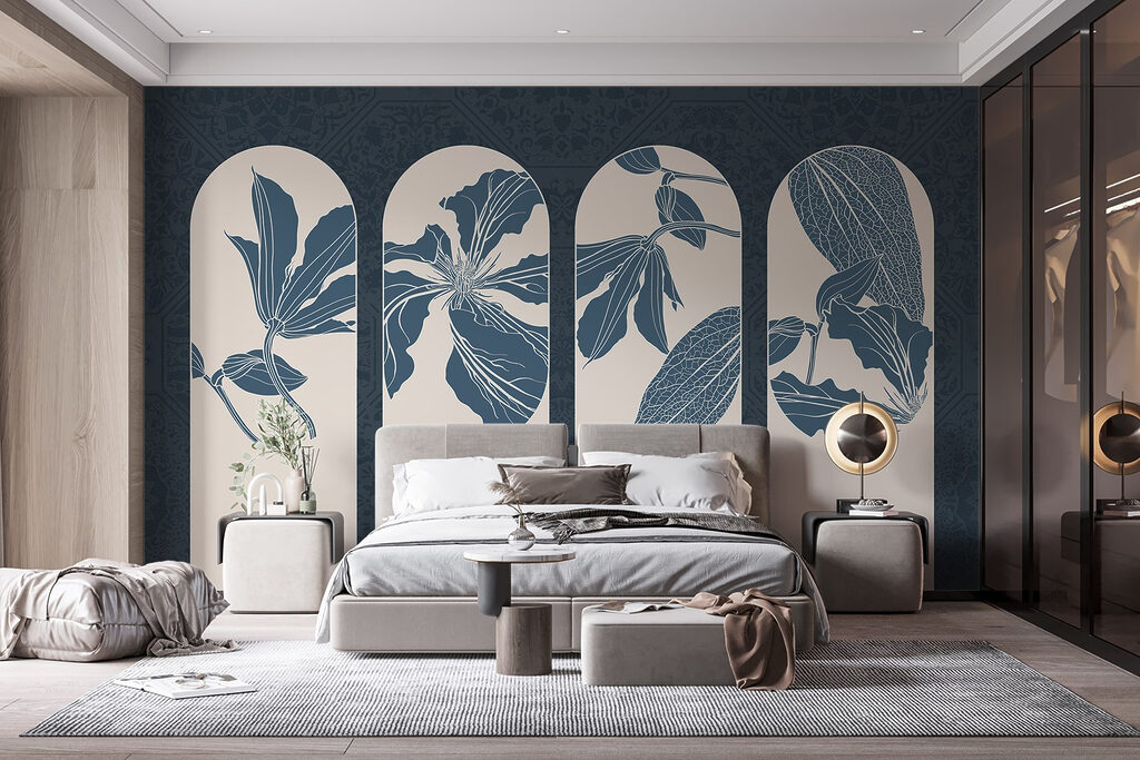 Botanical Arches in an interior
